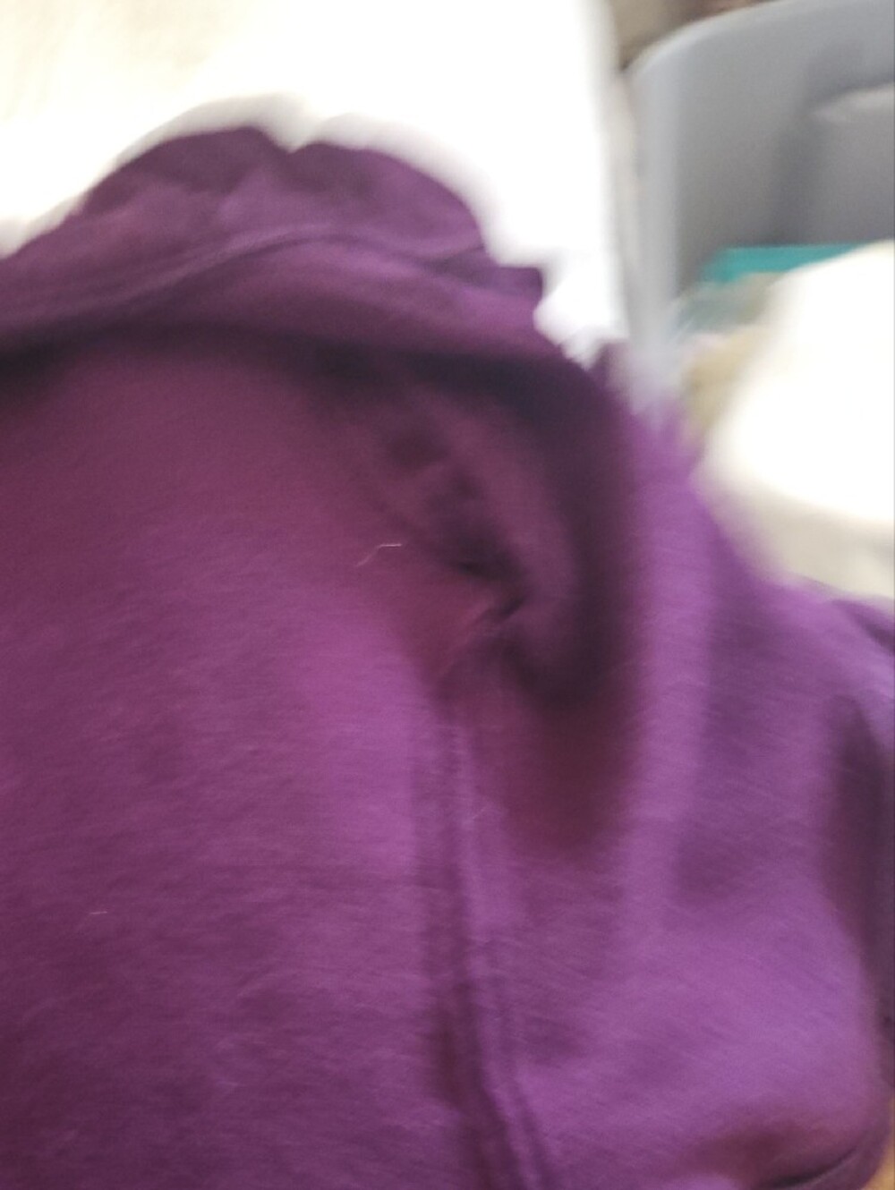 Colour Works Plum Ruffle-Trim Button Cardigan - Picture 9 of 15
